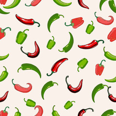 chili pattern Background. flat illustration chili background. pepper pattern background. chili flat illustration background.