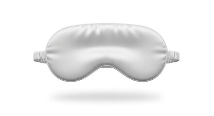Soft White Eye Mask for Restful Sleep and Deep Relaxation