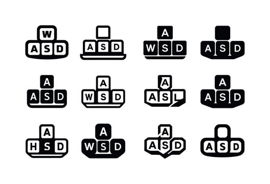 Esports Logo Icon Set. Esports organizations. Icon set. Set Logo