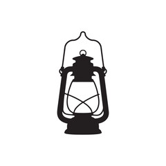 vintage oil lamp .vector eps 10