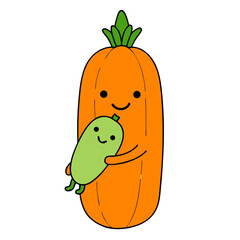 carrot cartoon character