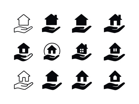 Privatization Icon Set. Privatization. Icon set. Set Logo of pri