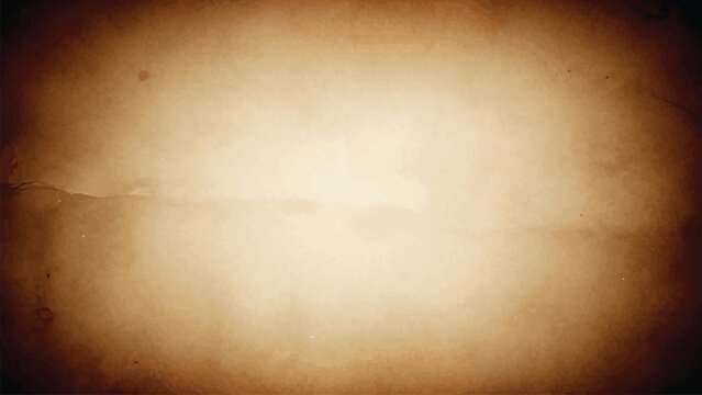 Old vintage paper texture with a sepia tone and dark vignette edges creating a worn, antique background.