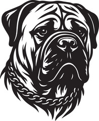 bullmastiff dog portrait