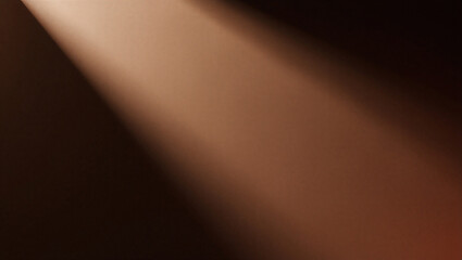 Soft focus abstract light beam on dark background