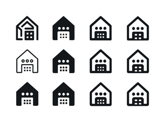 Fototapeta premium Smart Home Icons. Smart home devices. Icon set. Set Logo of smar