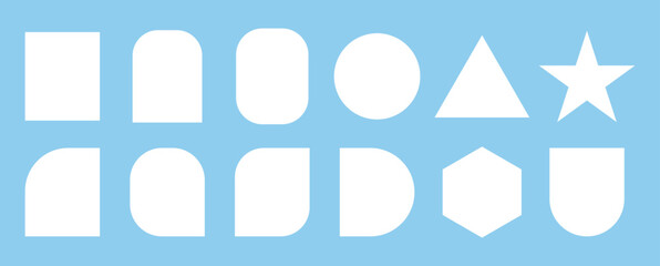 Creative Square & Circle, Star  and different Shape Style Chat Message Bubbles Vector Icon Pack for Online Communication, Digital Conversations, Notifications, and Group Chat Systems