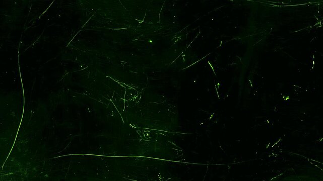 Dark green grunge texture overlay background digital film scratch effect abstract noise vintage distressed motion graphic element
