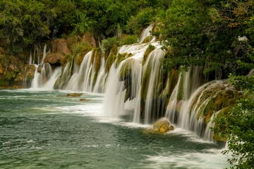 Fototapeta premium waterfall in the forest