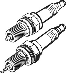 vector illustration of an electric plug