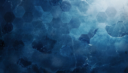 ブルーグラデマーブル・ディープクール背景