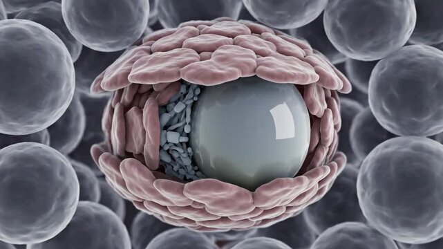 Microscopic visualization of early human development and cell division