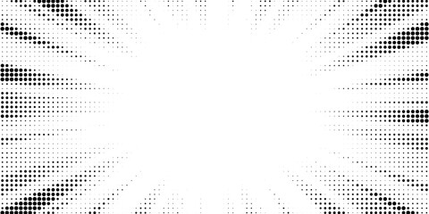 Abstract comic book flash explosion radial lines on transparent background. Vector illustration superhero design © sasmiati