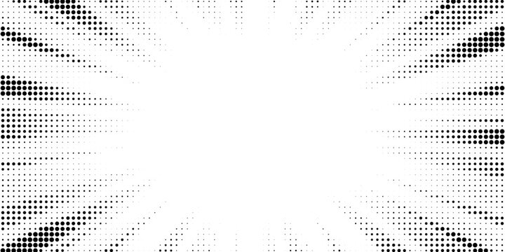 Abstract comic book flash explosion radial lines on transparent background. Vector illustration superhero design