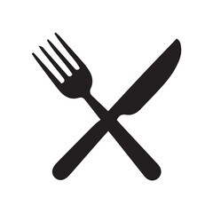 Spoon, for k, and knife set on a white background