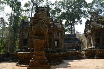 Naklejka premium カンボジア シェムリアップ遺跡群 トマノン