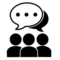 3d man with speech bubble