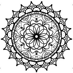 Adult Mandala Colouring Book No.2 .Madala coloring book for adults focused on stress relief and mindful creativeity