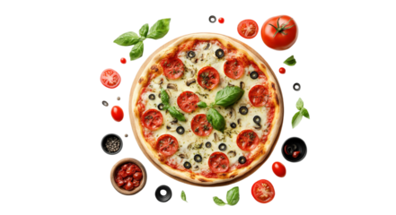 vector illustration of pizza