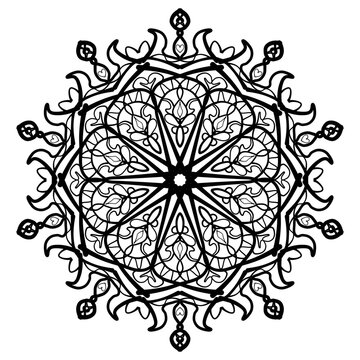 Adult Mandala Colouring Book No.1 .Madala coloring book for adults focused on stress relief and mindful creativeity.
