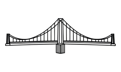 bridge icon vector png design bundle