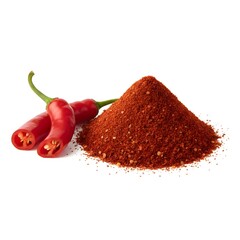 dried and fresh red hot chili peppers