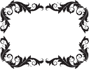 Vintage Floral Botanical Frame Illustration
Elegant Black & White Flower Border Design
Classic Botanical Wreath Frame Art