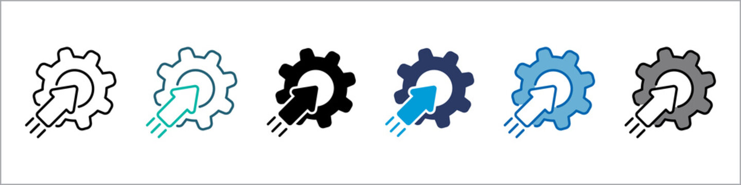 Efficiency Single Icon Pack Multistyle