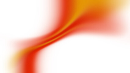 Fiery Red and Orange Abstract Wave Element