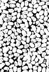 Solid black background for design and content