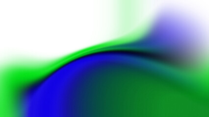 Deep Emerald and Cobalt Abstract Liquid Flow