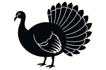 Thanksgiving Celebration Vector Silhouette Avatar Icon