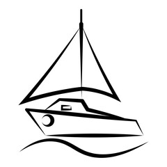 ship vector icon