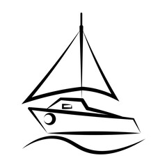 ship vector icon