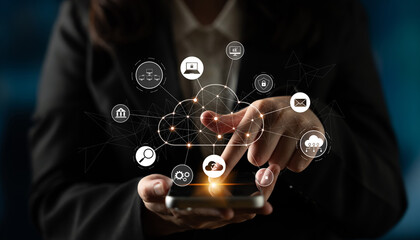 Cloud computing enables cloud, service, and network integration for digital transformation, data access, and scalable platform connectivity Latch