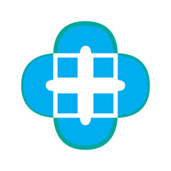 Medical First Aid Cross Icon