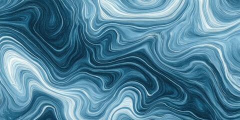 A seamless abstract background of swirling blue and white tones resembling flowing liquid or marble