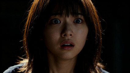 暗闇で小戸ロック女性