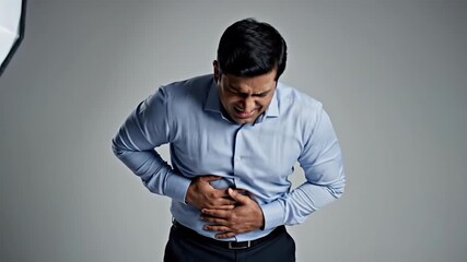 Man Experiencing Severe Chest Pain During Work Underscore Healthcare Emergency Scenario