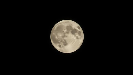 Fototapeta premium starless. Detailed close-up of a full moon in the night sky, radiating a soft celestial glow. travel magazines, destination branding, designed for outdoor magazines and nature guides.