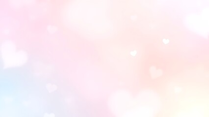 tenet. Abstract pastel background with subtle heart shapes, spring color palette for Mother's Day and Valentine's concepts. tutorial guides.