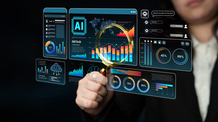 AI Assistant Brain Processor with LLM Technology, Big Data, Machine Learning, Generative AI for Business Support, Future Agentic AI Technology and Artificial Intelligence Prompt Engineering. Spline