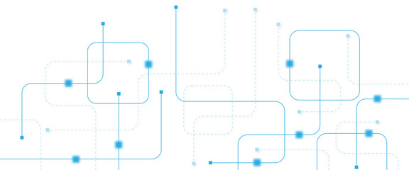 Abstract futuristic technology background. Technology background with crossed lines and dots.