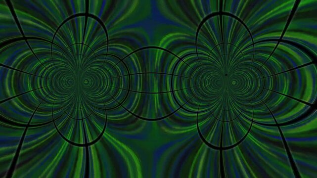 abstract green background with circles