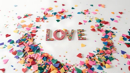 Love writing on confetti