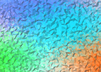 Vibrant Abstract Geometric Texture with Pink and Teal Hues