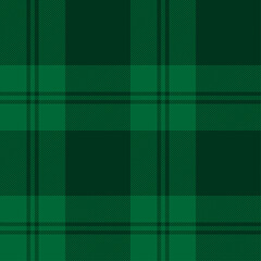 Green tartan textured patterns for textile, fabric, print, background, clothing, garments, tablecloth and wrapping paper. Vector  Scottish plaid design illustration