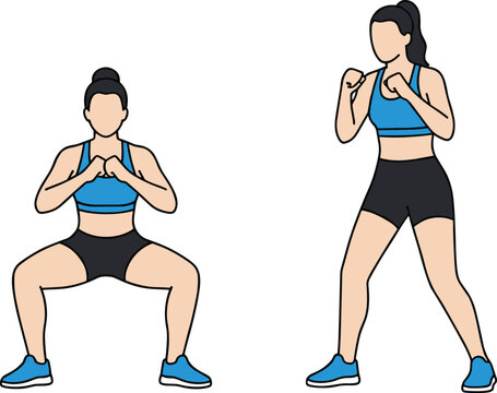 Illustrations of three common male body types: ectomorph (thin), mesomorph (muscular), and endomorph (heavy), representing fitness, physique, and somatotypes.