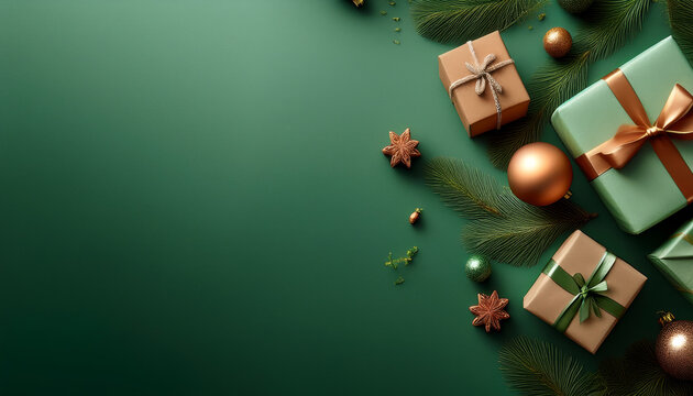 Christmas ball decoration with blurred background of decorative lights and fire pit