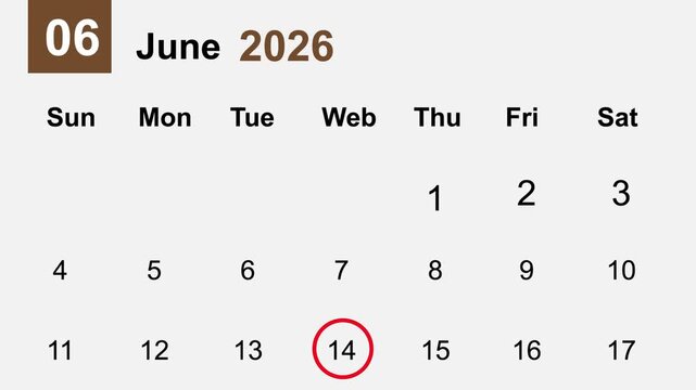 Calendar June 2026 Digital Calendar Template Blank Weekly Planner Organizer - Powered by Adobe